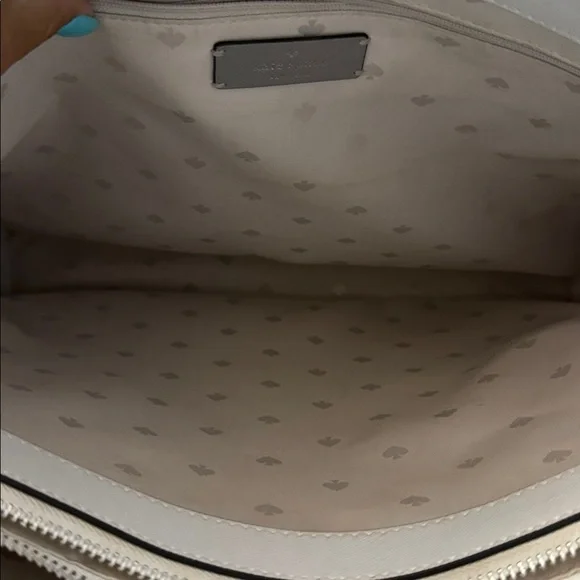 Kate Spade Grey Black and White Laptop Tote Bag - Picture 2 of 4